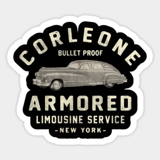 Corleone Limousine Service 2 © Buck Tee Originals Sticker